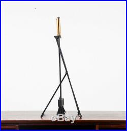 Mid Century Modern Fireplace Tool Set Gene Tepper Modernist Cast Iron Brass Mcm