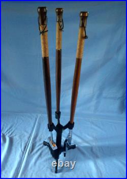 Mid Century Modern Vintage 1970's Era Fireplace Tool Set