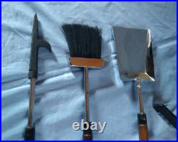 Mid Century Modern Vintage 1970's Era Fireplace Tool Set