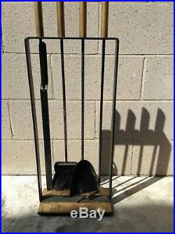 Mid-Century Modernist Pilgrim Fireplace Tool set