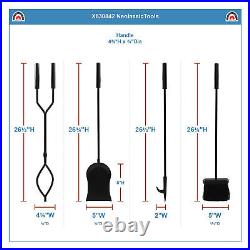 Minuteman International Neoclassic 5 Piece Iron Fireplace Tool Set withBase (Used)