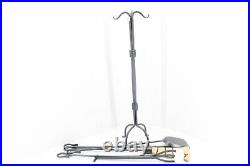 Minuteman Intl WR-28 Country Classic Wrought Iron Fireplace Tool, 5-pc Set