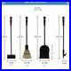 Minuteman Paxton 4 piece Mini Fireplace Stove Tool Set Black