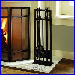 Mission Style 5 Piece Fireplace Toolset Pleasant Hearth New