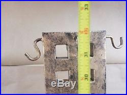 Modern MID CENTURY FIREPLACE FIRE PLACE TOOLS SET Geometric Cube GREAT MCM Lines