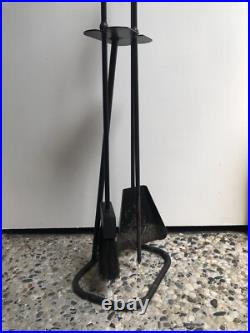 Modernist 1960's Fireplace Iron Tool Set