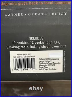 NIB 2017 Hearth & Hand 29 Pc WOODEN TOY BAKING SET Cookies Baking Tools