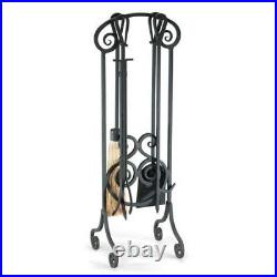 Napa Forge Antique Scroll Fireplace Tool Set Brushed Pewter 33 H