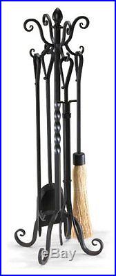 Napa Forge Victorian Fireplace Tool Set, Black, New, Free Shipping