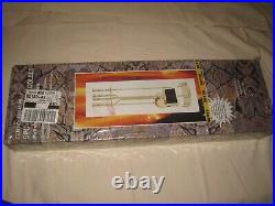 New Sealed (2001) Sears 5 Piece Polished Brass Fireplace Toolset 40126
