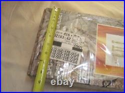 New Sealed (2001) Sears 5 Piece Polished Brass Fireplace Toolset 40126