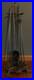 Ornate Brass Iron Fireplace Tool Set 4pc Antique French Rococo Victorian Style