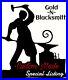 Outdoor Fireplace/Pit Set-36 Poker, Ember Rake & 2 Hook Post Made by Blacksmith