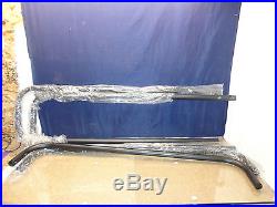 Panacea 4ft Deluxe Log Rack, model #15200, UniFlame 4Piece fireplace toolset, f1266