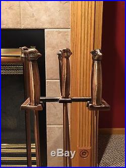 Pheasant's Forever Fire Place Screen And Tool Set