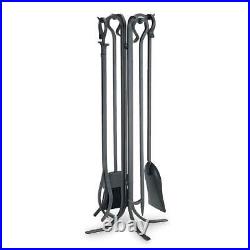 Pilgrim 18002 5 Piece Forged Hearth Tool Set 33 Tall Black