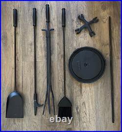 Pilgrim Home & Hearth 18032 2400 Series MBK Barrel Fireplace Tool Set, 30