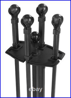 Pilgrim Home Hearth 18042 Ball Claw Fireplace Tool Set, 30? H, 22 Lbs, Burnished