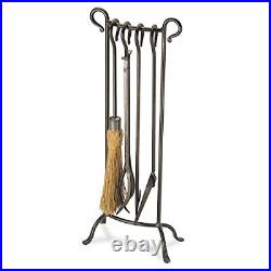 Pilgrim Home and Hearth 18012 Bowed Fireplace Tool Set 31 H/16 Lb Vintage Iron