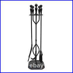 Plymouth 5piece Fireplace Tool Set Square Base