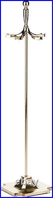 Polished Brass Finish 5-Piece Fireplace Tools Set with Heavy Weight Steel Constr