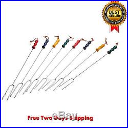 Roasting Skewers Marshmallow Forks Set BBQ Sticks Hot Dog Grill Fireplace Tools