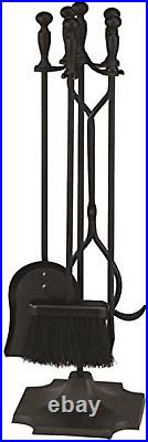 Rocky Mountain Goods 5 Pcs Fireplace Tool Set 31 Large Shovel, Brush, Poker