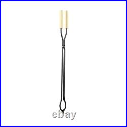 SEI Furniture Vancedale Modern Fireplace Tools in Gold/Black (Set of 4)