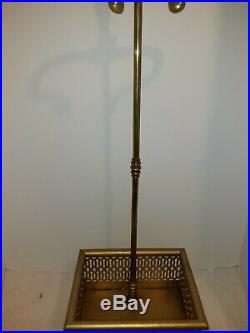 Set Of MID Century Modern Brass Golf Club Fireplace Tools