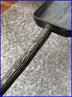 Southwest Fireplace / Fire Pit Iron Branch Acorn Tool Set Shovel, Poker, Brush