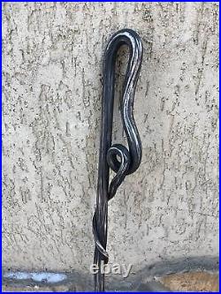 Stainless Steel Fire Poker Fireplace Tool Fireside Hand Forged