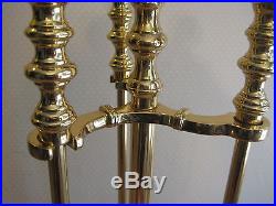 Stone MFG Fireplace Brass Toolset T1 Revere, 32 High, 17 Lbs Weight