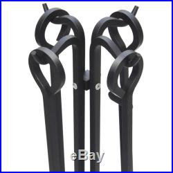 TOP BRAND NEW 5 PIECE BLACK 27 FIREPLACE SET TOOLS BEST CHOICE FOR U IN 2015