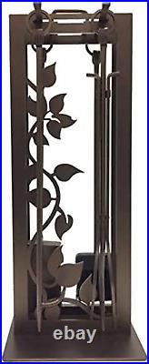 Tool Set Solar Bronze (Ivy) Fireplace Toolset