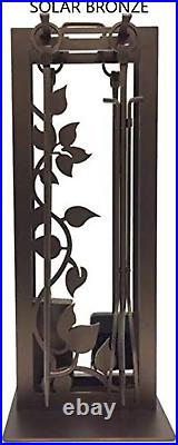 Tool Set Solar Bronze (Ivy) Fireplace Toolset