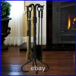 UniFlame 5 Pc. Swirl Fireplace Tool Set (Bronze)