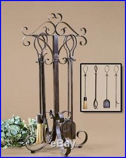 Uttermost Daymeion Fireplace Tools Set of 5 20338
