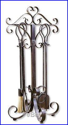 Uttermost Daymeion Metal Fireplace Tools, Set/5