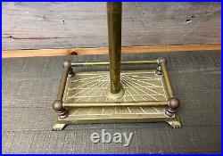 Vintage 1979 Brass Duck Head Fireplace Tool Set 4 Tools & Stand by Custom Decor