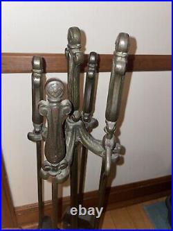 Vintage Antique Fireplace Tool Set. Unknown Maker