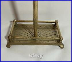 Vintage Brass Duck Head Fireplace Tool Set 6 Piece 5 Tools & Stand