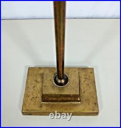 Vintage Brass Fireplace Tool Set Pokers Anchor Nautical 4 Tools Plus Stand