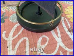 Vintage Cast Brass metal Fireplace Tool Set
