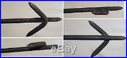 Vintage Eames Mid Century Modern LUTHER CONOVER Black Metal FIREPLACE TOOLS Set