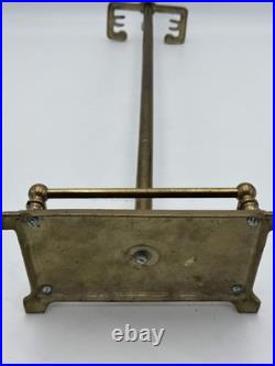 Vintage Equestrian Horse Head 5-Piece Brass Fireplace Tool Set MCM