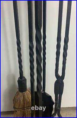 Vintage Fireplace Tool Set Equestrian Horse Head