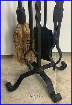 Vintage Fireplace Tool Set Equestrian Horse Head