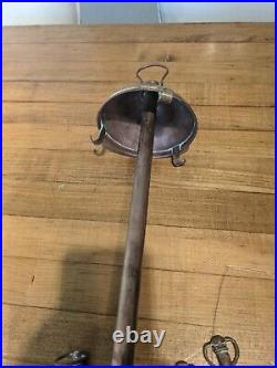 Vintage Fireplace tool set copper deco vtg victorian