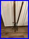 Vintage MCM Walnut Handle Seymour Fireplace Tools about 30 without broom