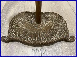 Vintage Set of 5 Brass Art Nouveau Style Fireplace Tools Set, 30 1/4 T, 11 W